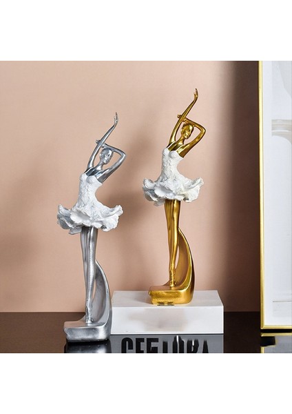 Bale Dansçı Nordic Tarzı Masaüstü Dekorasyon Modern Ev Aksesuarları Işık Lüks Sanat Ofisi Şarap Dolabı Dekorasyonu Bir (Yurt Dışından) fiyatları