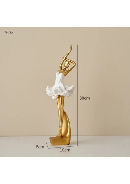 Bale Dansçı Nordic Tarzı Masaüstü Dekorasyon Modern Ev Aksesuarları Işık Lüks Sanat Ofisi Şarap Dolabı Dekorasyonu Bir (Yurt Dışından) modelleri