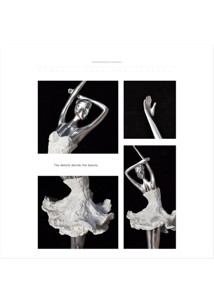 Bale Dansçı Nordic Tarzı Masaüstü Dekorasyon Modern Ev Aksesuarları Işık Lüks Sanat Ofisi Şarap Dolabı Dekorasyonu Bir (Yurt Dışından) indirimleri