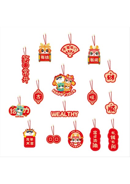 Çin Yeni Yılı Dekorasyon Aslan Dans Asma Tag Çin Ay Yeni Yıl Asma Dekorasyon A (Yurt Dışından)
