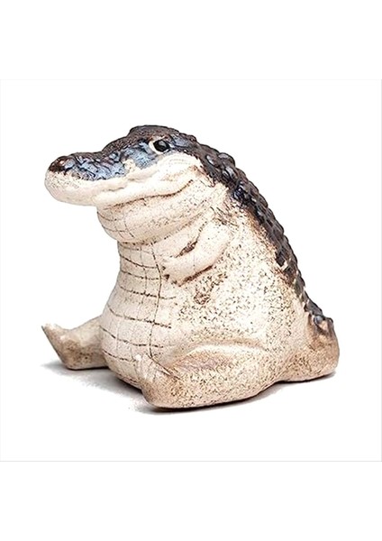 Timsah Bebek Heykel Süsü Bahçe Hayvanları Heykelcik Sevimli Mini Kapalı Ev Dekorasyonu Için Hayvan Heykeli (Yurt Dışından)