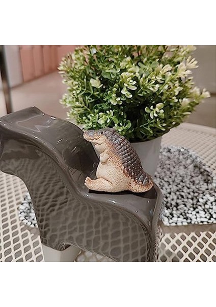 Timsah Bebek Heykel Süsü Bahçe Hayvanları Heykelcik Sevimli Mini Kapalı Ev Dekorasyonu Için Hayvan Heykeli (Yurt Dışından) fırsatları