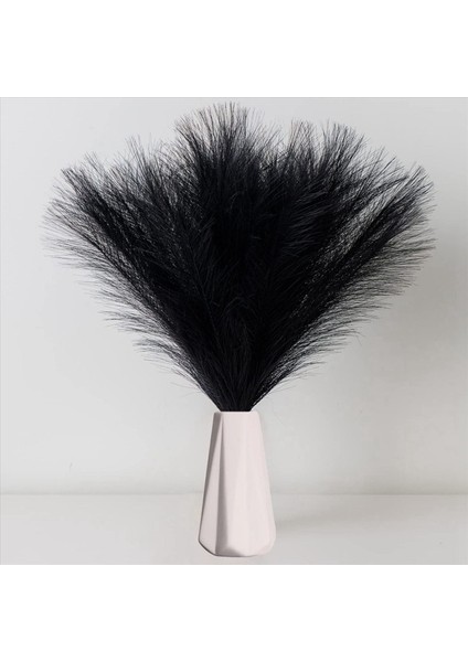 Pampas Çim 18IN/45CM Yapay Pampas Çim Kabarık 10 Boho Home (Siyah) Için Çim Çiçek Düzenlemesi (Yurt Dışından) fırsatları