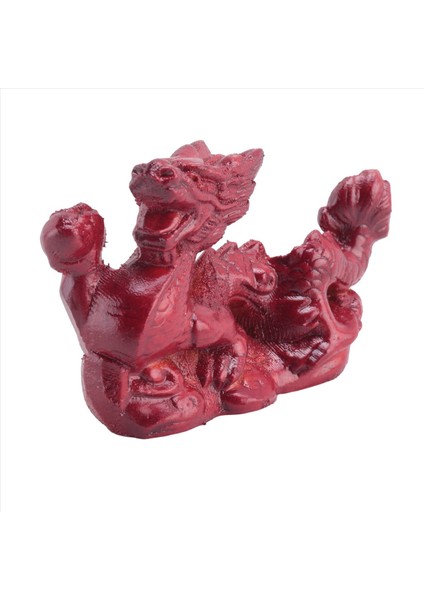 Çin Ejderha Heykeli 2024 Çin Zodyak Ahşap Figürin Mini Ahşap Çin Ejderha Heykeli Heykelcik Zodyak Kırmızısı (Yurt Dışından) fiyatları