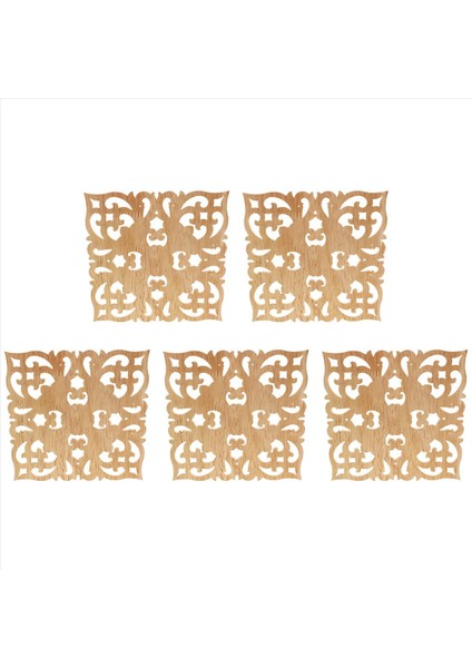 5x Ahşap Çıkarma Tedariki Avrupa Tarzı Aplike Gerçek Ahşap Oyma Aksesuarları ve Perakende (Yurt Dışından)