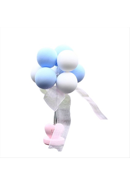 D-Dashboard Süsleme Balon Bobblehead Araba Dash Decor Araba Iç Sarma Baş Süsler Masa/ofis/oda Colo (Yurt Dışından)