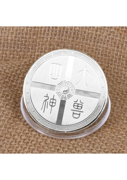 1pcs Antik Efsanevi Yaratıklar Şanslı Para Piyangosu Bilet Kazan Aracı Şanslı Takılar Meyassı Madeni Gümüş (Yurt Dışından) modelleri