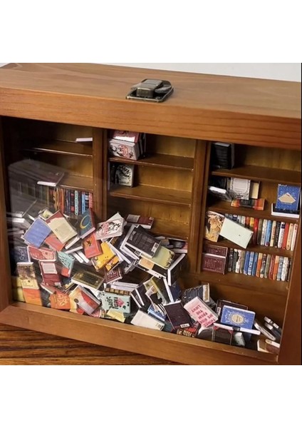 2pcs Anksiyete Kitaplık Sarışın Kaygınızı Sarın Kitaplık Dekorasyonu Kitap Aşığı Noel Süsleri Minyatür Kitap (Yurt Dışından) fiyatları