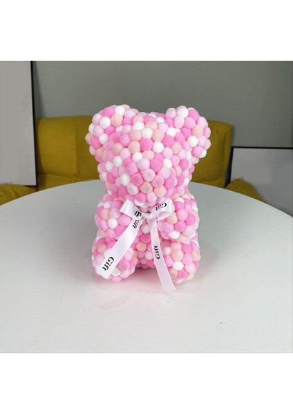 Paskalya Hediyesi 25CM Gül Sevgililer Günü Sonsuz Pamuk Çiçek Düğün Dekorasyon Hediyesi Pembe-Beyaz (Yurt Dışından) modelleri