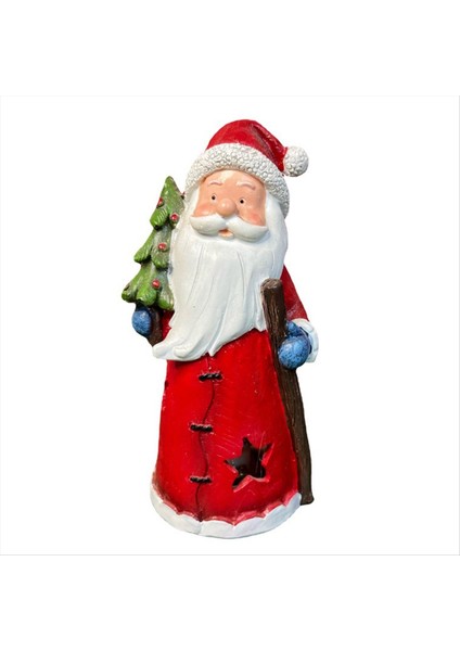 Yeni Küçük Gece Işığı Noel Baba Dekorasyon Reçine El Sanatları Yaratıcı Ev Masaüstü Dekorasyon Hediyesi E (Yurt Dışından) indirimleri