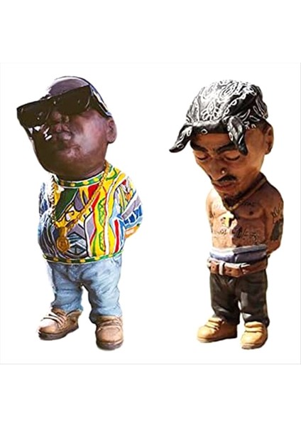 Efsaneye Uygun Reçine Süslemeleri Tuhaf ve Ilginç Rap Müziği Yıldızı Reçine Heykelleri Hatıra Süslemeleri (Yurt Dışından)