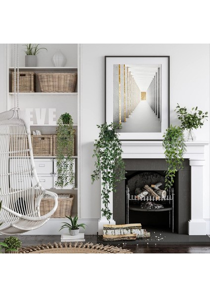 Yapay Asılı Bitkiler 3 Paket Yapay Okaliptüs Saksı Yeşillik Okaliptüs Mandala Asma (Yurt Dışından) fırsatları