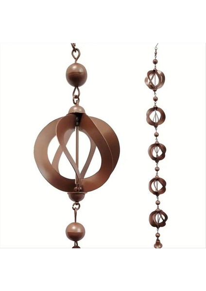 Yağmur Oluk Zincirleri Adaptör Kanca Yağmur Zinciri Iniş Çıkışı Çıkış Aksesuarları Yağmur Zinciri Dönen Dekoratif Metal Dekorasyon (Yurt Dışından)