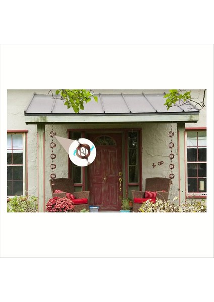 Yağmur Oluk Zincirleri Adaptör Kanca Yağmur Zinciri Iniş Çıkışı Çıkış Aksesuarları Yağmur Zinciri Dönen Dekoratif Metal Dekorasyon (Yurt Dışından) fiyatları