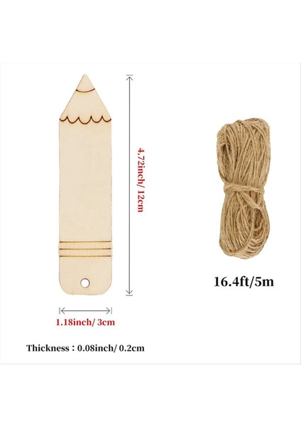 Bitmemiş Ahşap Kalem El Sanatları Diy Ahşap Kesim Kalem Adı Etiketleri Okul Için Boş Okul Ev Öğretmeni Öğrenci Parti Dekorasyonu (Yurt Dışından) fırsatları