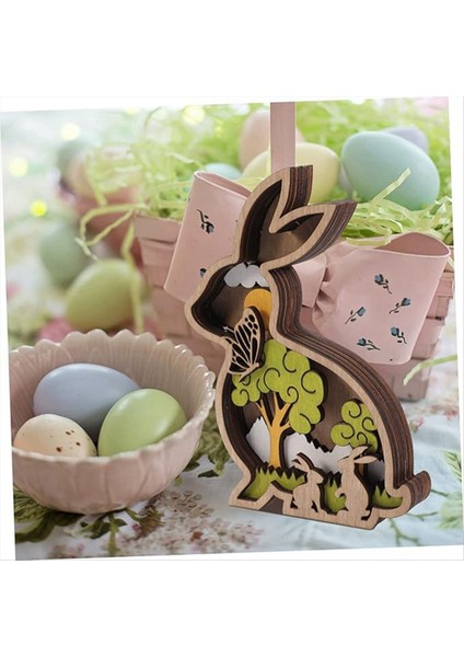 Içi Boş Tavşan Süsü Ahşap Tavşan Tavşan Duvar Heykeli Ahşap Tavşan Süslemeleri Paskalya Ahşap Süslemeleri (Yurt Dışından) modelleri