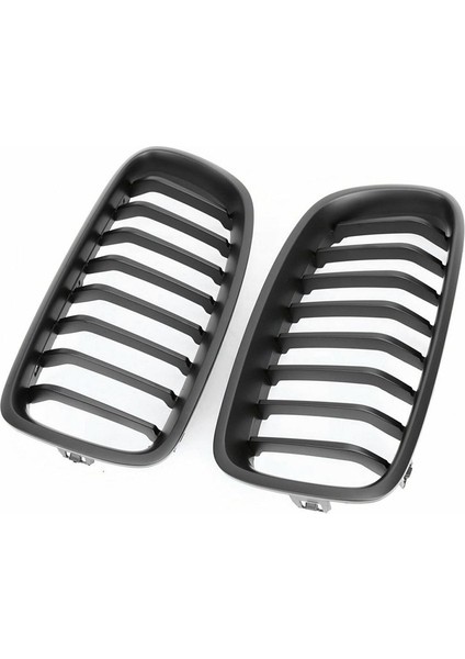 4x F30 Izgara Bmw For-Bmw 3 Serisi F30 F31 F35 2012-2018 (Tek Çıta Mat Siyah) (Yurt Dışından)