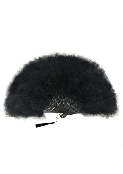 Vintage Siyah Katlanır El Rave Hayranı Kostüm Dansı Için Festival El Fan Sinek Fan Düğün Süslemeleri (Yurt Dışından)