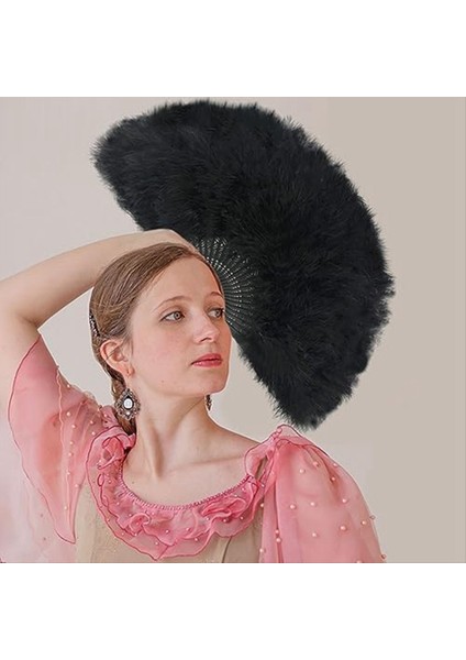 Vintage Siyah Katlanır El Rave Hayranı Kostüm Dansı Için Festival El Fan Sinek Fan Düğün Süslemeleri (Yurt Dışından) indirimleri