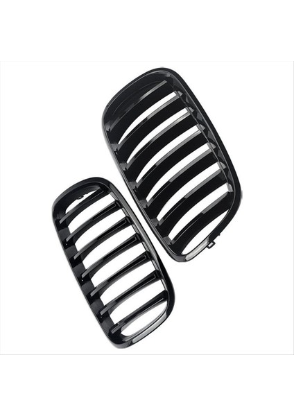 1 Çift Ön Kaput Böbrek Izgara Izgarası Bmw X5 X6 E70 E71 2007-2013 Parlak Siyah 51137157687 51137157688 (Yurt Dışından)