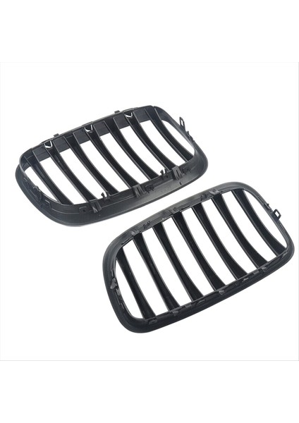 1 Çift Ön Kaput Böbrek Izgara Izgarası Bmw X5 X6 E70 E71 2007-2013 Parlak Siyah 51137157687 51137157688 (Yurt Dışından) fiyatları