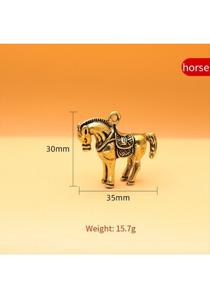 Çin Zodyak Ejderha Heykeli Bronz Heykel Süsleri Antika Bakır Hayvan Minyatür Koleksiyonu Ev Dekoru El Sanatları (Yurt Dışından)