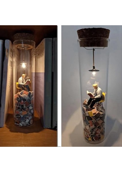 Test Tüpü Perspektif Çizimi Soyut Sanat Heykelcik Cam Heykelleri Gece Işığı Ev Dekoratif (Yurt Dışından) modelleri