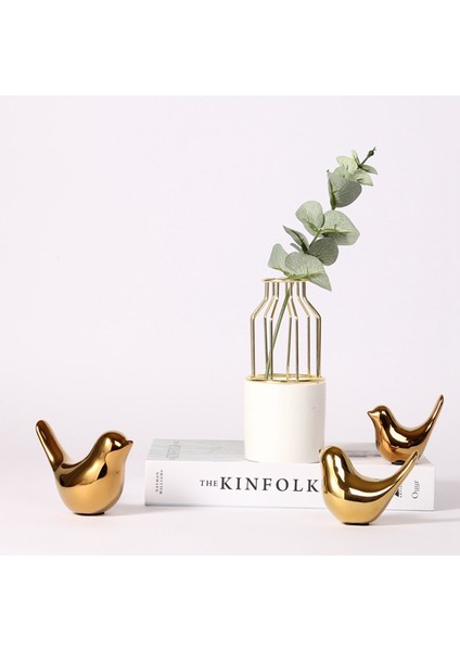 2 Adet Kutup Evi Altın Kuş Figürinleri Seramik Kuş Heykelleri Hayvan Heykel Ev Dekorasyon El Sanatları Altın Seramik Xl &amp S (Yurt Dışından) modelleri