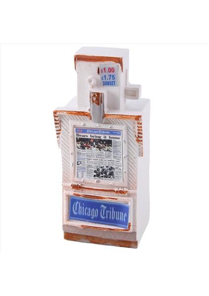 Minyatür Amerikan Süsü Eski Halka Açık Bebek Evi Bebek Evi Vintage Chicago Tribune Gazete Malzemeleri (Yurt Dışından)