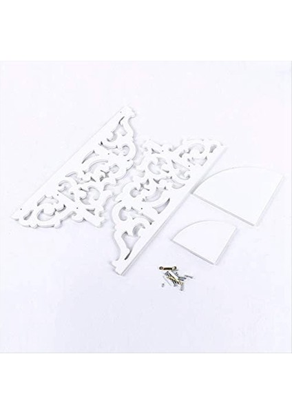 Köşe Raf 2 Katmanlı Duvara Monte Oyulmuş Ev Banyo Köşe Duş Depolama Rafı Köşe Ekran Rafı Dekorasyon Için (Yurt Dışından) modelleri