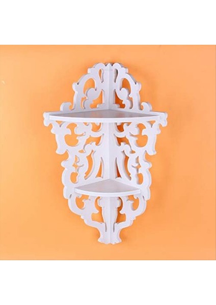 Köşe Raf 2 Katmanlı Duvara Monte Oyulmuş Ev Banyo Köşe Duş Depolama Rafı Köşe Ekran Rafı Dekorasyon Için (Yurt Dışından) indirimleri