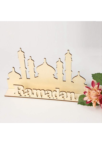 Ramazan Ahşap Süsler Eid Mübarek Masa Dekorasyonu Müslüman Ramazan Festivali Dekorasyonu D (Yurt Dışından) fiyatları