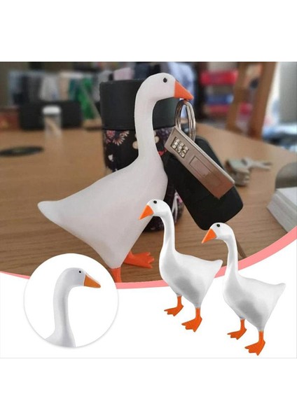 Manyetik Kaz Anahtar Tutucu Sevimli Ev Dekor Kawaii Oda Ofis Masa Masası Dekor Estetik Komik Heykel Yatak Odası Dekor A (Yurt Dışından) fiyatları