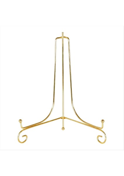 Altın Ekran Stand Craft Bracket Kitap Tutucu Fotoğraf Kaide Kasesi Yemek Çerçeve Resim Tabağı Raf Şövale Depolama DEKORU-15CM (Yurt Dışından)