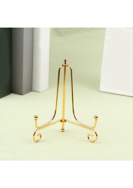 Altın Ekran Stand Craft Bracket Kitap Tutucu Fotoğraf Kaide Kasesi Yemek Çerçeve Resim Tabağı Raf Şövale Depolama DEKORU-15CM (Yurt Dışından) fiyatları