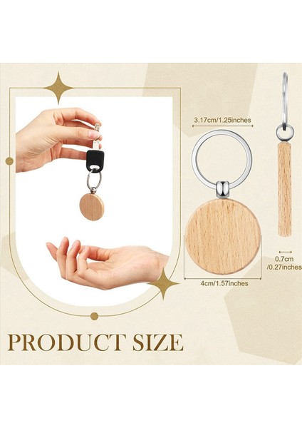 150 Parça Boş Ahşap Anahtar Etiketi Anahtar Gravür Boşluklar Bitmemiş Ahşap Anahtarlık Anahtar Yüzük Anahtar Etiketler Dıy El Sanatları Yuvarlak (Yurt Dışından) indirimleri