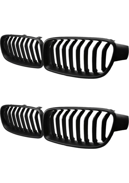4x F30 Izgara Bmw For-Bmw 3 Serisi F30 F31 F35 2012-2018 (Tek Çıta Mat Siyah) (Yurt Dışından) fiyatları
