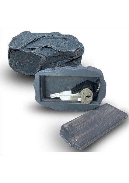 Dışarı Için Kaya Gizli Anahtar Kutusu - Açık Bahçe Veya Bahçe (Taş Stili) Için Güvenli Reçine Yedek Anahtar Hider (Yurt Dışından) fiyatları