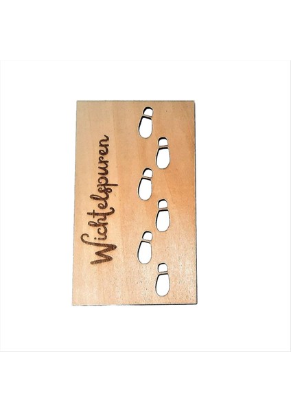 Gnome Şablon Gnome Pencere Gnome Ayak Izleri Noel Gnome Ayak Izi Şablonu - Şablon Ahşap Ayak Izi A (Yurt Dışından) fiyatları