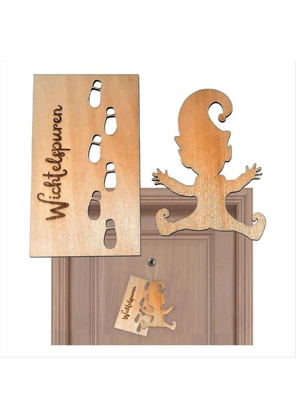 Gnome Şablon Gnome Pencere Gnome Ayak Izleri Noel Gnome Ayak Izi Şablonu - Şablon Ahşap Ayak Izi A (Yurt Dışından) indirimleri