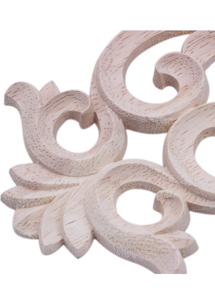 6x Kauçuk Ahşap Oyma Aplike Retro Mobilya El Sanatları Dekor Yeni (40 x 15CM) (Yurt Dışından) fırsatları