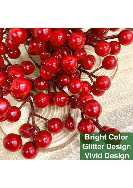 25 Adet 20CM Berry Noel Dekorasyonları Noel Seçiliyor Şubeler Çubukları Dalları (Yurt Dışından) fiyatları