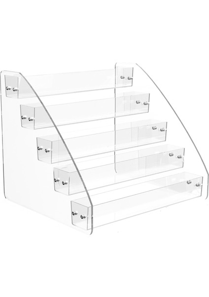 CD Tutucu 5 Katman Clear CD Organizatörleri CD Ekran Rafı Medya Rafı Depolama Için 30&#39 A Kadar Standart DVD Kılıfına Sahiptir (Yurt Dışından)