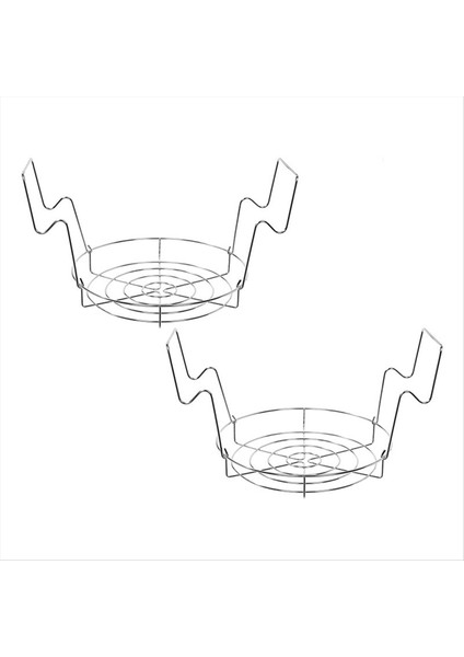 2pcs 21 5 Çeyrek Su Banyosu Kavanoz Raflı Mutfak Eşyaları Paslanmaz Çelik Olabilir (Yurt Dışından)