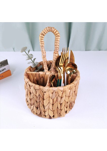 2x Mutfak Eşyaları Caddy Taşıyıcı Sofra Takımı Organizatörü El Dokuması Su Sümbül Çatal Bıçak Takımı Tutucu Tutucu Tutucu Tutucu (Yurt Dışından) indirimleri