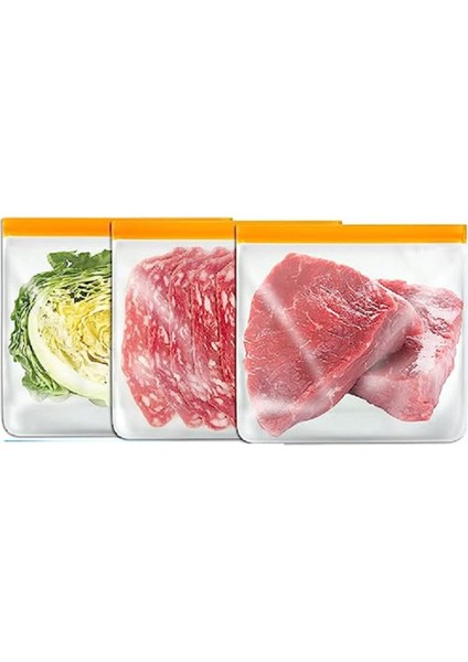 Yeniden Kullanılabilir Gıda Depolama Çantaları Depo Çantaları Dondurulmuş Meyve Sızdırmaz Çantalar Sebze Kilitli Çantalar Evde Kullanım (Yurt Dışından) fırsatları