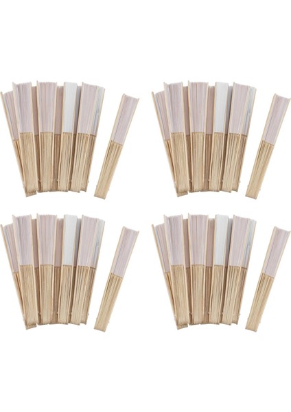 40 Pc/lot 21CM Beyaz Renkli Kumaş El Fan Ipek El Fan Düğün Partisi Promosyonu Iyilik (Yurt Dışından)