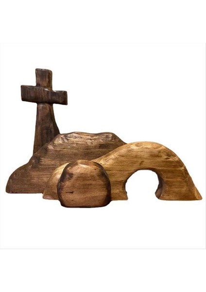 Boş Mezar Paskalya Sahnesi ve Süsleme Isa Diriliş Sahnesi Doğuş Figürinleri Katolik Festivali (Yurt Dışından)