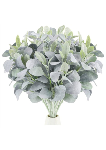 45 Pcs Yapay Flocked Kuzular Kulak Yeşillik Kök Kuzu Dalları Rustik Düğün Merkezi Seçiliyor (Yurt Dışından) fiyatları