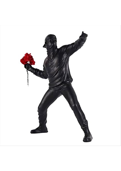 Çiçek Atıcı Heykel Ev Dekoru Için Reçine Heykeli Oturma Odası Için Dekoratif Figürinler Ofis Masası Kitaplık Dekor B (Yurt Dışından)